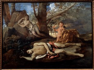 Eco y Narciso, ilustración para la leyenda que inspiró a Ovidio en 