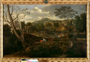 Paisaje ideal de Nicolas Poussin