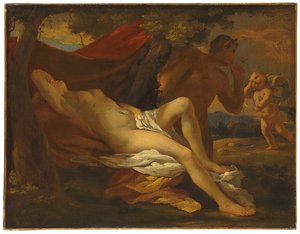 Júpiter y Antíope de Nicolas Poussin