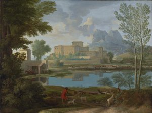 Paisaje en calma (Un Tem[p]s calme et serein) de Nicolas Poussin