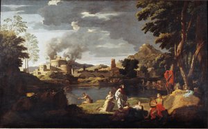 Orfeo y Eurídice de Nicolas Poussin
