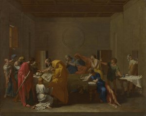 Los Siete Sacramentos: Extremaunción, ca 1637-1640 de Nicolas Poussin