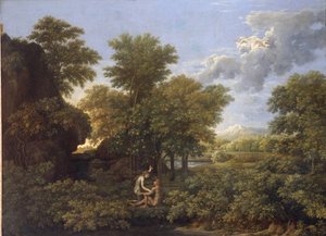 Primavera o Paraíso Terrenal de Nicolas Poussin