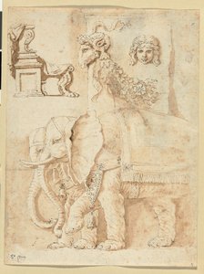 Estudios sobre Andrea Mantegna, Giulio Romano y la Antigüedad de Nicolas Poussin
