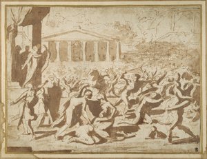 Estudio para el rapto de las sabinas, c.1633