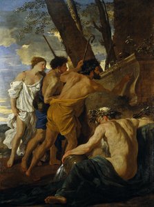 Los pastores arcadios de Nicolas Poussin