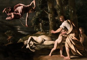La muerte de Chione de Nicolas Poussin
