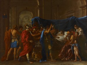 La muerte de Germánico de Nicolas Poussin