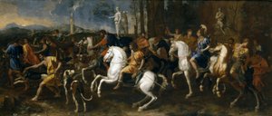 La caza de Meleagro, 1634-9 de Nicolas Poussin