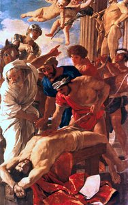 El martirio de Erasme Saint, 1624 de Nicolas Poussin