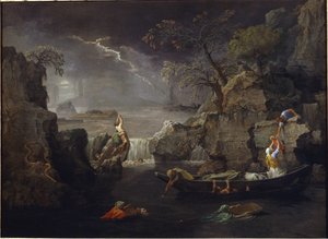 Invierno o diluvio de Nicolas Poussin