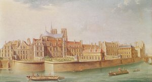 Casas en el Claustro de Notre-Dame, París