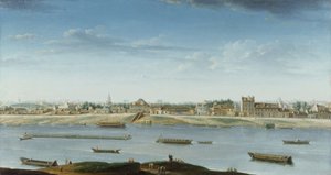 Puerto Saint-Bernard, visto desde el Arsenal de Nicolas Raguenet