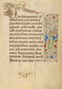 Página de texto decorada de Nicolas Spierinc