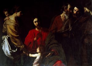 Cristo entre los niños