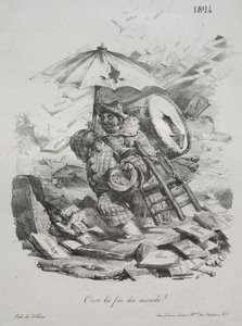 Bocetos litográficos: ¡Es el fin del mundo! portada, 1824