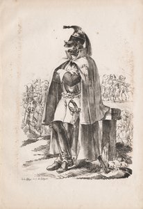Trajes Militares: Hombre de Caballería, 1814-1818 de Nicolas Toussaint Charlet