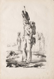 Trajes Militares: Sargento de Infantería, 1817-18