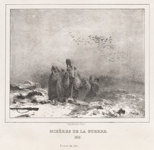 Alfabeto moral y filosófico para uso de niños pequeños y grandes: miserias de la guerra (1812) de Nicolas Toussaint Charlet