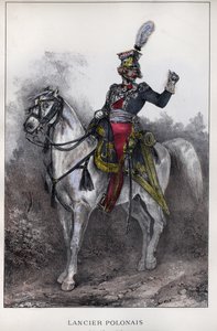 Oficial de Lanceros Polacos de la Guardia Imperial de Nicolas Toussaint Charlet