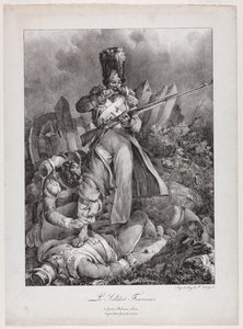 El Soldado Francés Le Soldat français, 1818 de Nicolas Toussaint Charlet
