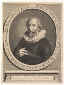 Retrato de Abraham Bloemaert, siglo XVII de Nicolas Visscher