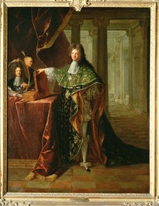 Jean-Baptiste Colbert, marqués de Torcy, sobrino del gran Colbert ;ministro y diplomático al servicio de Luis XIV ... (pintura sobre lienzo) de Nicolas de Largillière