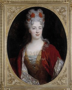 Retrato de una mujer. Pintura de Nicolas de Largilliere