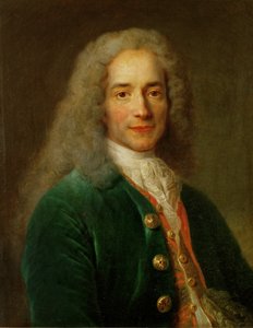 Voltaire, de joven (óleo sobre lienzo)
