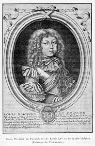 Cabanès, Educación de los Príncipes012 Luis, Delfín de Francia, hijo de Luis XIV y María Teresa
