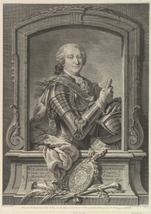 Retrato de Maréchal de Lowendal, siglo XVIII