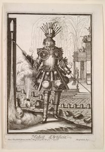 Trajes fantásticos: Traje del fabricante de fuegos artificiales, c. 1690