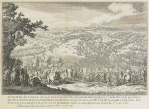 La Batalla de Poltava el 27 de junio de 1709 de Nicolas de Larmessin II