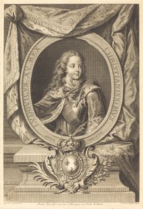 Luis XV de Nicolas de Larmessin IV after Hyacinthe Rigaud
