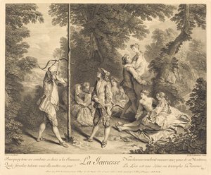 La Juventud de Nicolas de Larmessin IV after Nicolas Lancret