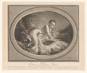 Leda y el cisne
Leda (título en el objeto) de Nicolas de Launay (goudsmid)