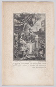 Canto 26, Estrofa 39, de Orlando Furioso, 1774 de Nicolas de Launay