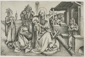 Adoración de los Magos de Nicolaus Alexander Mair von Landshut