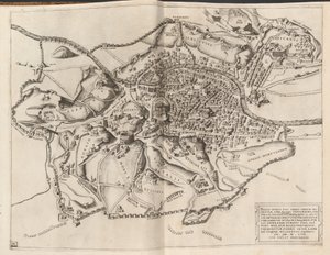 Mapa Topográfico de la Antigua Roma de Nicolaus Beatrizet