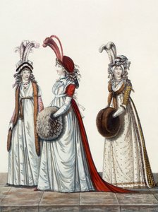 Vestidos de noche, fig. 40, fig. 41 y fig. 42 de 