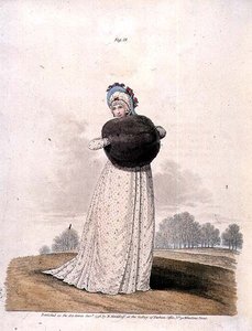 Vestido de muselina de 