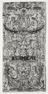 Panel de Ornamento Inscrito Victoria Augusta de Nicoletto da Modena
