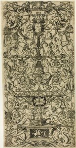 Panel de Ornamento con Marte, Dios de las Batallas