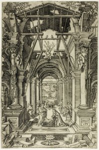 La Natividad y la Adoración de los Pastores de Nicoletto da Modena