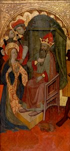 Santa Catalina de Alejandría ante el emperador romano de Nicolás Solano