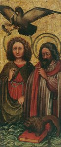 Los evangelistas Juan y Marcos de Niederländischer Maler