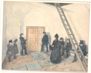 Desde el vestíbulo de una iglesia de pueblo de Niels Jakob Jakobsen Bjerre