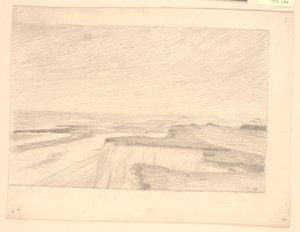 Vista sobre dunas y playa en Bovbjerg de Niels Jakob Jakobsen Bjerre