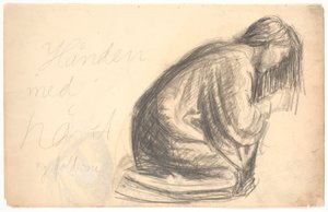 María arrodillada de Niels Larsen Stevns