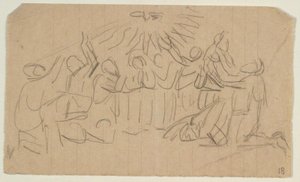 Boceto de composición de Niels Larsen Stevns